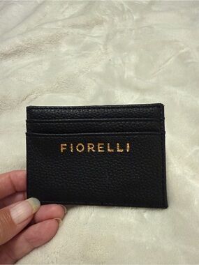 Fiorelli Black Pebbled Leather Card Holder